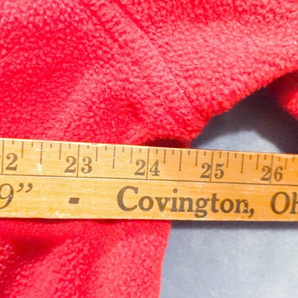 Timberlane Authentic Outerwear Colorado Mens Red Fleece Zip Pullover EAA XL - Picture 6 of 8